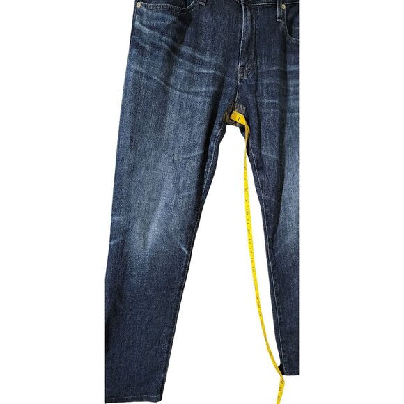 AG Adriano Goldschmied The Tellis Modern Slim Jeans 34R Denim360 Blue Cotton/Pol - Picture 8 of 10